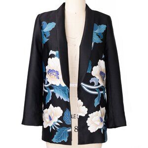 Zara Woman Floral Kimono Blazer Jacket – Size XS